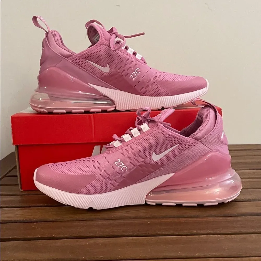 Nike Air Max 270 Magic Flamingo/Pink Foam Women Size 8.5/Kid Size 7(HQ1553-646)